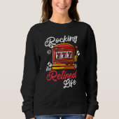 Rocking Reitred Life Slot Spielautomat Casino Sweatshirt (Vorderseite)