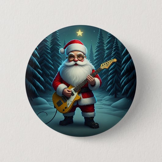 Rocking Santa Button (Vorderseite)