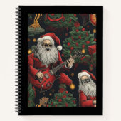 Rocking Santa Journal Notizblock (Vorderseite)
