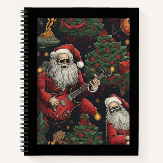 Rocking Santa Journal Notizblock (Vorderseite)