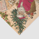 Rocking Santa Seidenpapier (Ausschnitt)