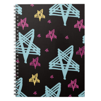 Rocking Stars Rosa Blau Notizblock