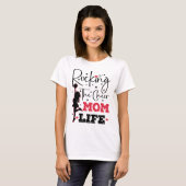 Rocking The Cheer Mama Life Funny Cheleading Cool T-Shirt (Vorne ganz)