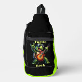 Rocking Turtle Jam Session Crossbody Bag (Vorderseite)