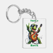 Rocking Turtle Jam Session Schlüsselanhänger (Vorderseite links)