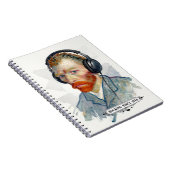 Rocking Vincent since 1880 Notebook Journal Notizblock (Rechte Seite)