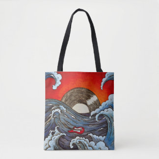Rocking Waves Tote Tasche