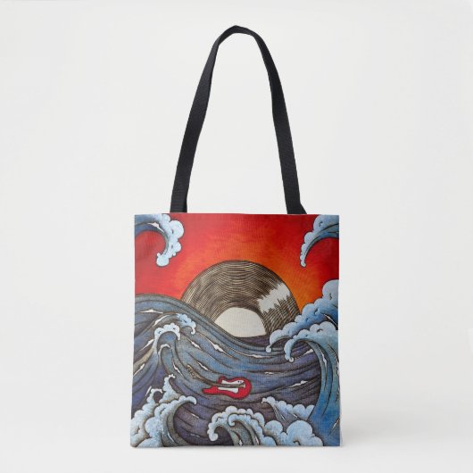 Rocking Waves Tote Tasche (Vorderseite)