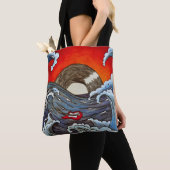 Rocking Waves Tote Tasche (Von Nahem)
