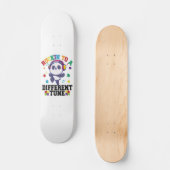 Rocking zu einem anderen Niedlichen Panda Autismus Skateboard (Vorderseite)