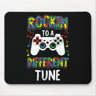 Rocking zu einem anderen Tune Autismus Awareness-G Mousepad