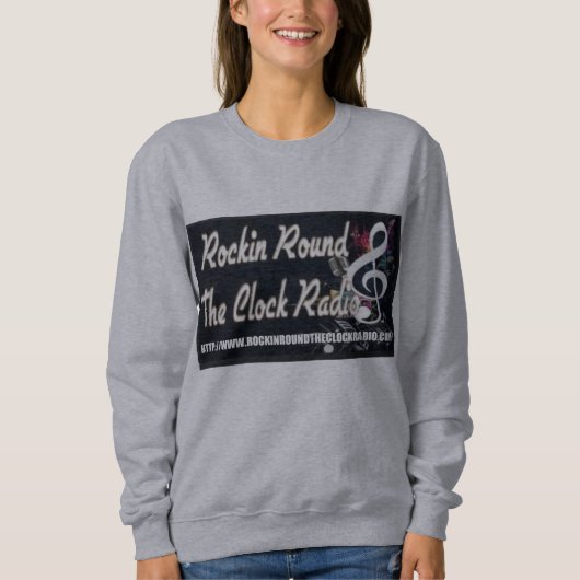 Rockinroundtheclock RadioSweatshirt Sweatshirt (Vorderseite)