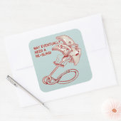 Rockkletterkamera-Reling Quadratischer Aufkleber (Umschlag)