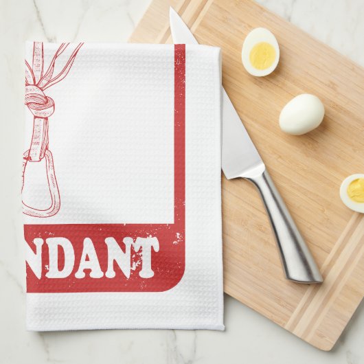 Rockkletterstation Geschirrtuch (Viertel Falte)