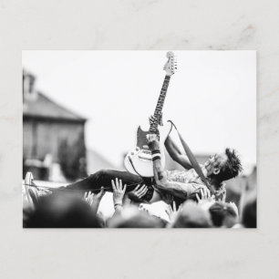 Rockkonzert Postkarte