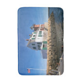 Rockland Breakwater Lighthouse, Maine Bath Mat Badematte (Vorderseite Vertikal)
