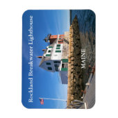 Rockland Breakwater Lighthouse, Maine Foto Magnet (Vertikal)