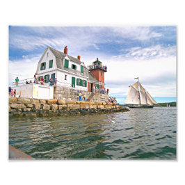Rockland Breakwater Lighthouse, Maine Foto Print