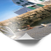 Rockland Breakwater Lighthouse, Maine Foto Print (Ecke)