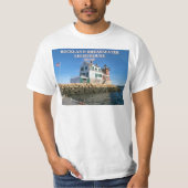 Rockland Breakwater Lighthouse, Maine T - Shirt (Vorderseite)