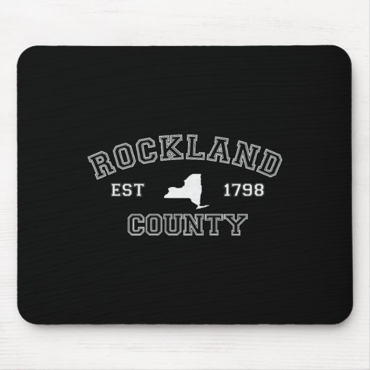 Rockland County New York Est 1798, Ny Collegiate S Mousepad (Vorne)