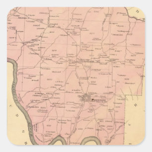 Rockland Gemeinde Quadratischer Aufkleber