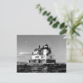 Rockland Harbour Breakwater Lighthouse Postkarte (Stehend Vorderseite)