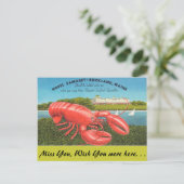 Rockland, Maine Postkarte (Stehend Vorderseite)