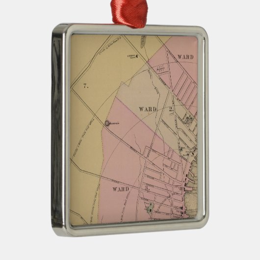 Rockland, Maine Silbernes Ornament (Rechts)