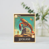 Rockland, Maine | VINTAG Postkarte (Stehend Vorderseite)