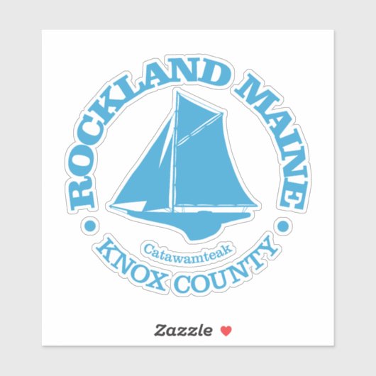 Rockland (Sloop) Aufkleber (Blatt)
