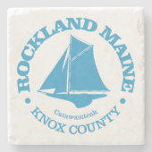 Rockland (Sloop) Steinuntersetzer (Vorderseite)