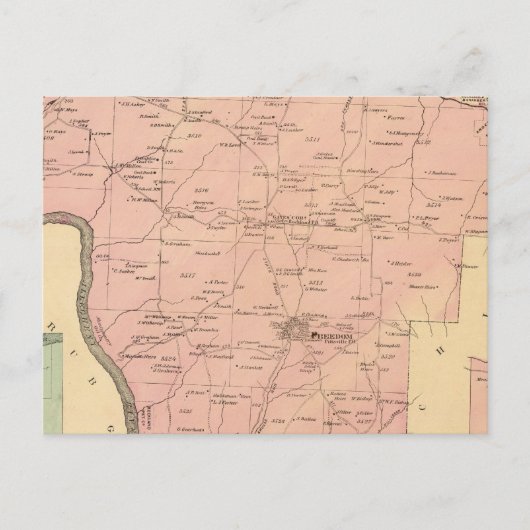 Rockland Township Postkarte (Vorderseite)