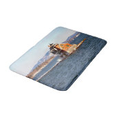 Rockland Wellenbrecher-Leuchtturm, Maine Badematte (Schrägansicht)