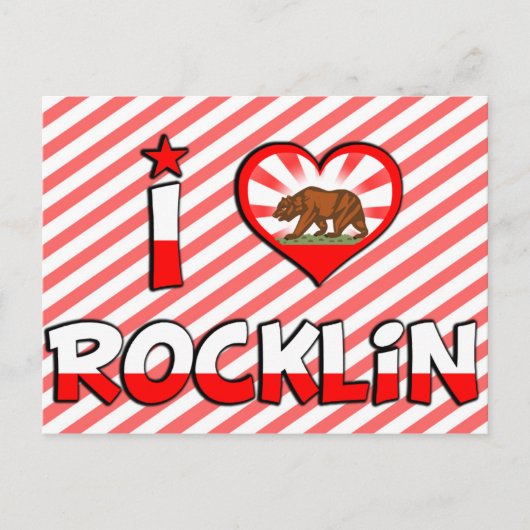 Rocklin, CA Postkarte (Vorderseite)