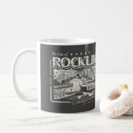 ROCKLIN KALIFORNIEN VINTAG - STADT ROCKLIN CA KAFFEETASSE