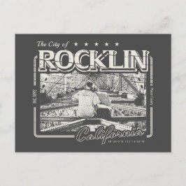 ROCKLIN KALIFORNIEN VINTAG - STADT ROCKLIN CA POSTKARTE