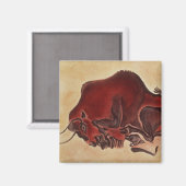 Rockmalerei eines Bison, spätmagdalenisch Magnet (Vorderseite/Rückseite)