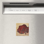 Rockmalerei eines Bison, spätmagdalenisch Magnet (In Situ (Geschirrspüler))