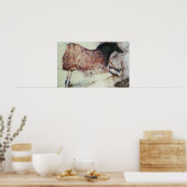 Rockmalerei eines galoppierenden Pferdes, um 1700  Poster (Küche)