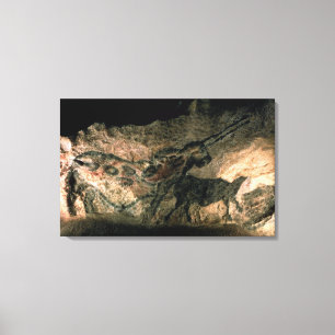 Rockmalerei eines hornenden Tieres, c.1700 v. Chr. Leinwanddruck