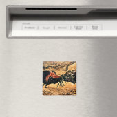 Rockmalerei von Bison, um 1700 v. Chr. Magnet (In Situ (Geschirrspüler))