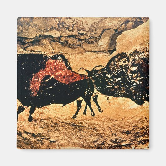 Rockmalerei von Bison, um 1700 v. Chr. Magnet (Vorne)