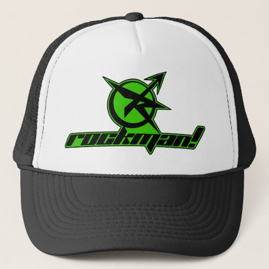 Rockman! Gómez-Kappe Truckerkappe (Vorderseite)