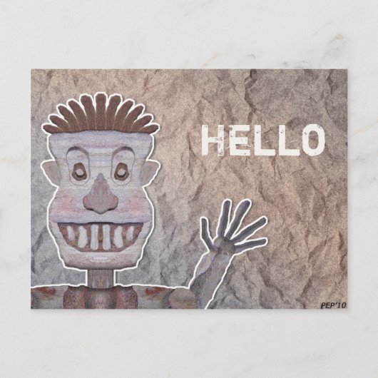 Rockman Postkarte (Vorderseite)