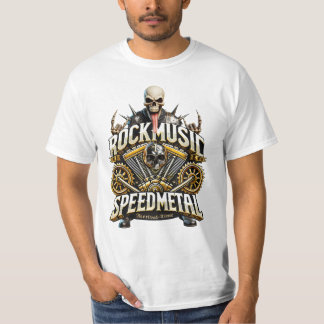 Rockmusic Speedmetal Festival Time T-Shirt