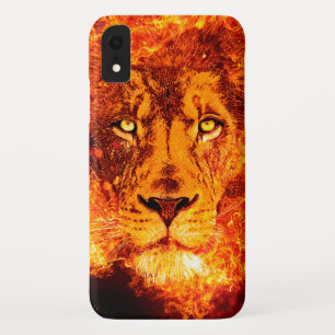 Rockmusik Flammender Löwe Case-Mate iPhone Hülle