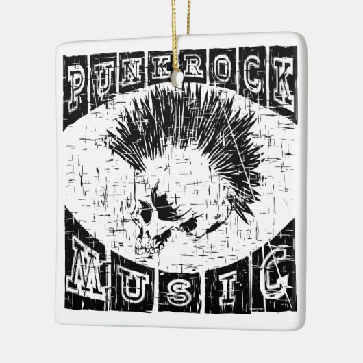 Rockmusik Keramikornament (Links)