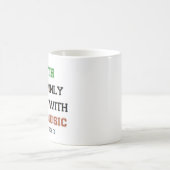 Rockmusik, nur Erde Kaffeetasse (Mittel)