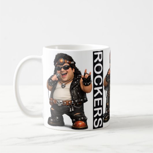 Rockmusiker Kaffeetasse (Links)